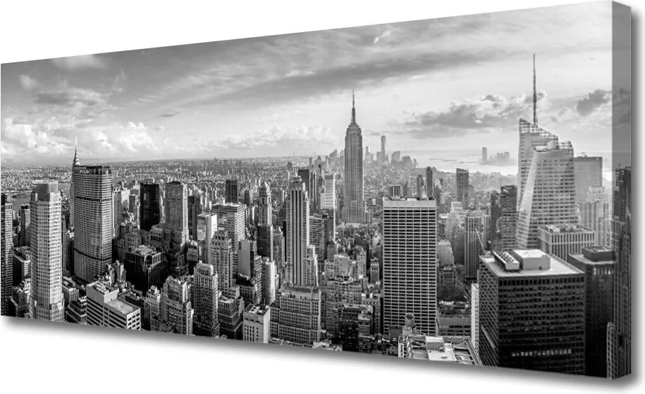 Obraz canvas na ścianę Rytm Miejskich Kamienic