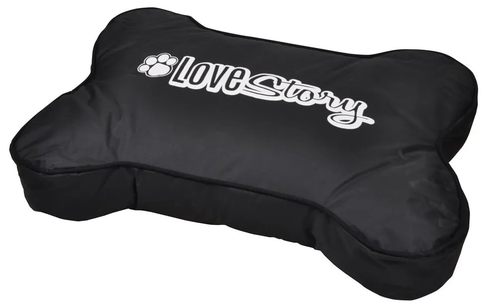 Czarny materac dla psów 70x100 cm – Love Story