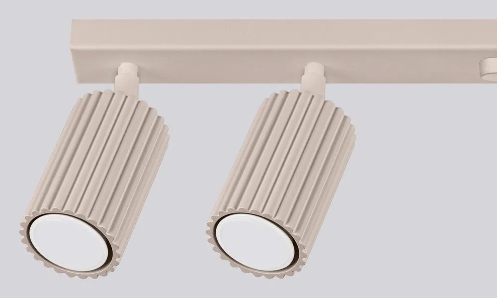 Szarobrązowa metalowa lampa punktowa 6,5x117 cm Gleam – Sollux