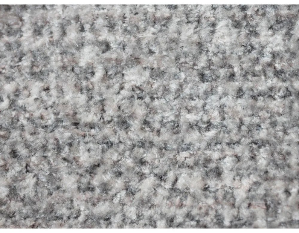 Jasnoszare tapicerowane łóżko dwuosobowe ze stelażem 180x200 cm Makana – Makamii