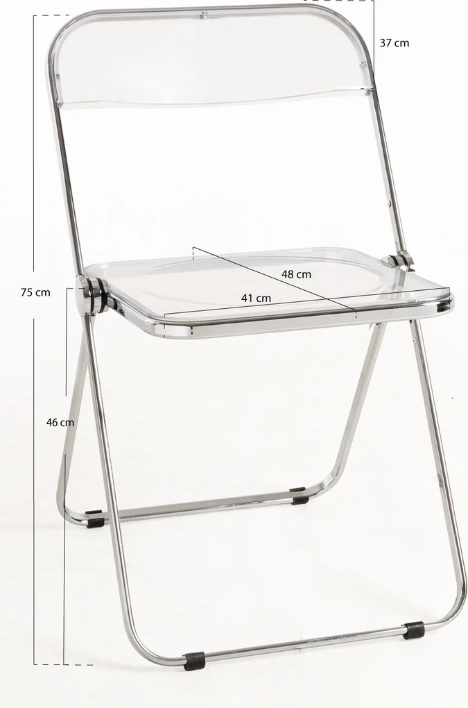 Zestaw 4 krzese skadanych na eventy Tamy