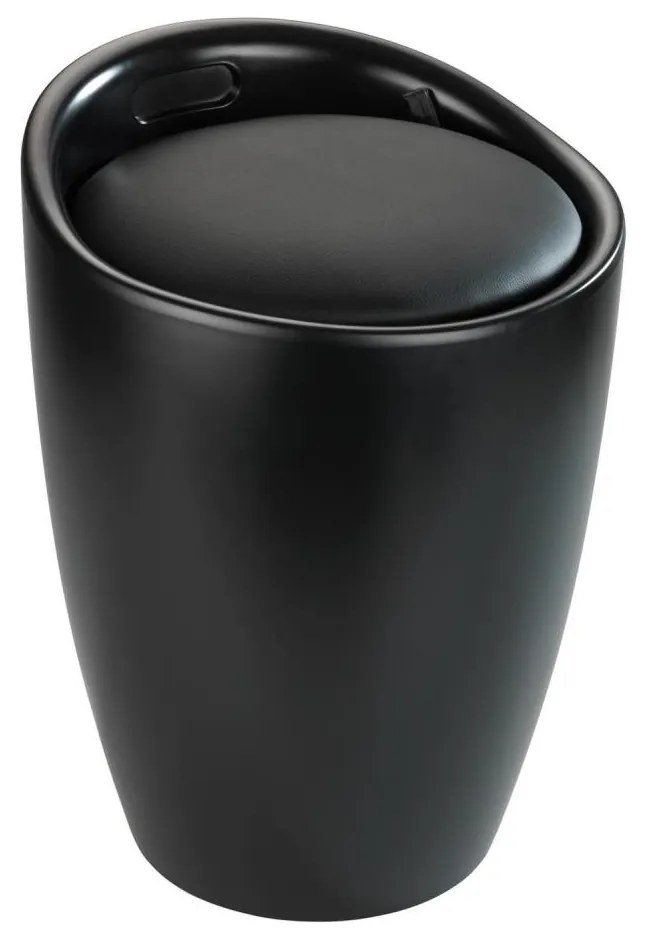 WENKO 24229100 - Stołek CANDY 36x50,5 cm czarny