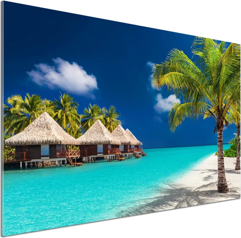 Panel do kuchni Bungalowy Malediwy