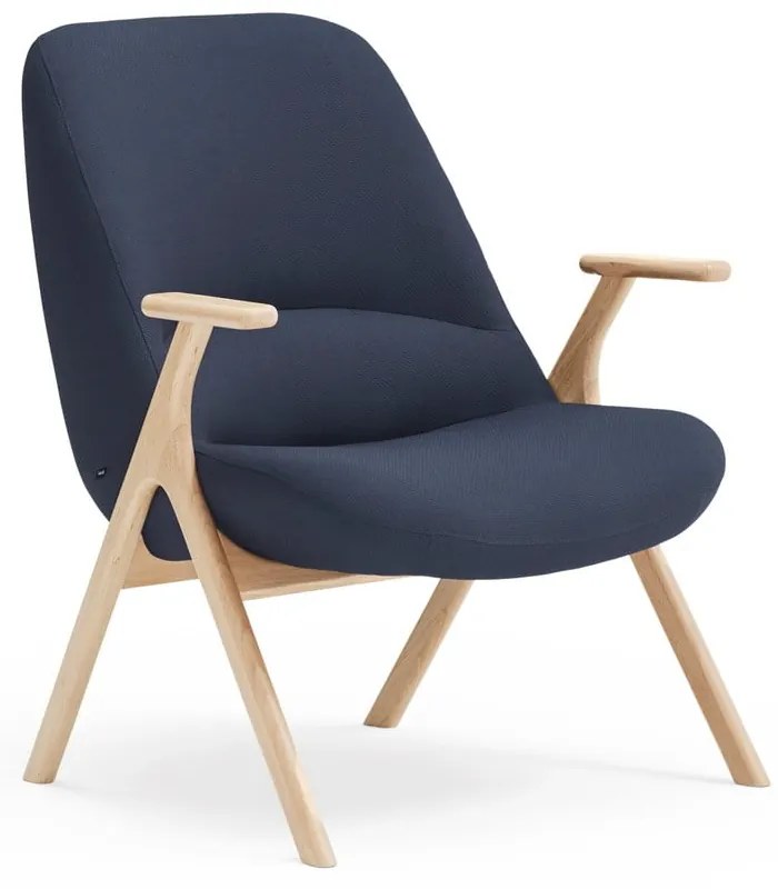 Ciemnoniebieski fotel Dins – Teulat