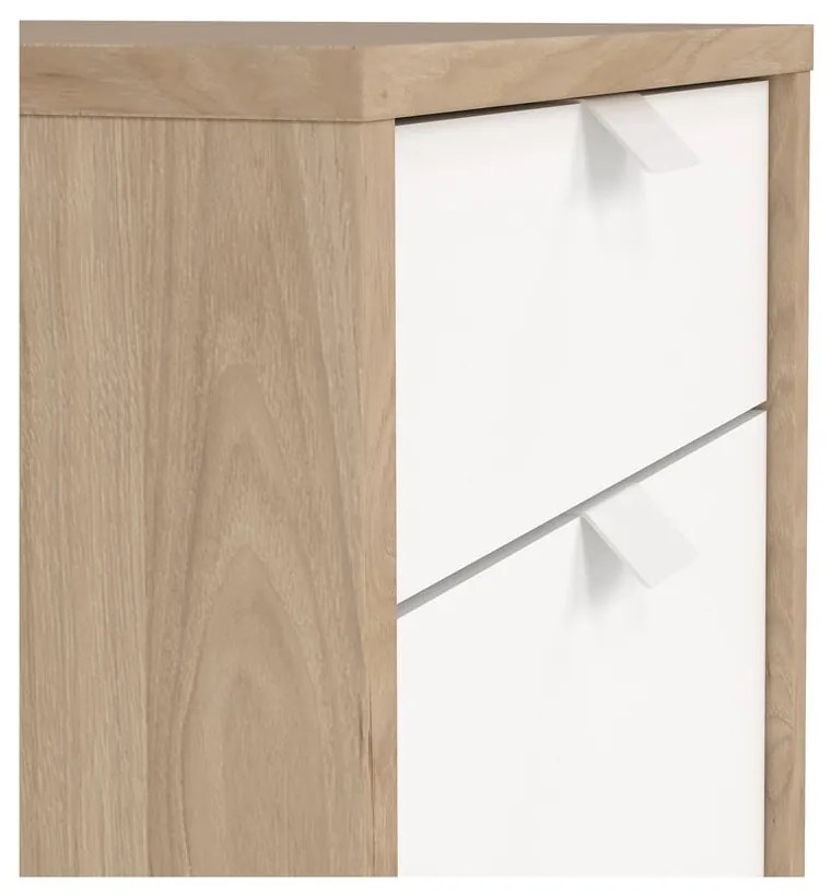 Biało-naturalna szafka w dekorze dębu 41x61 cm Sign – Tvilum