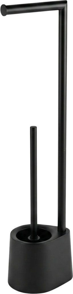 Stojak na papier toaletowy i szczotkę do WC STILK, 63 cm
