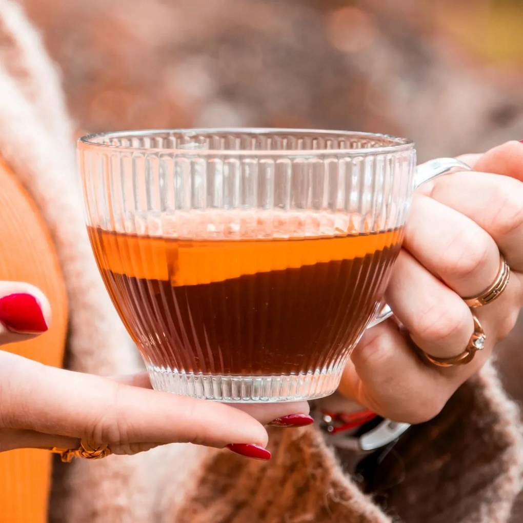 Altom Zestaw szklanych kubków Selena 390 ml, 6szt.