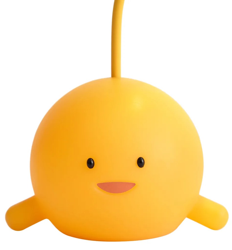 Nowoczesna lampa stołowa żółta z możliwością ładowania LED - Bulby Nowoczesny Oswietlenie wewnetrzne