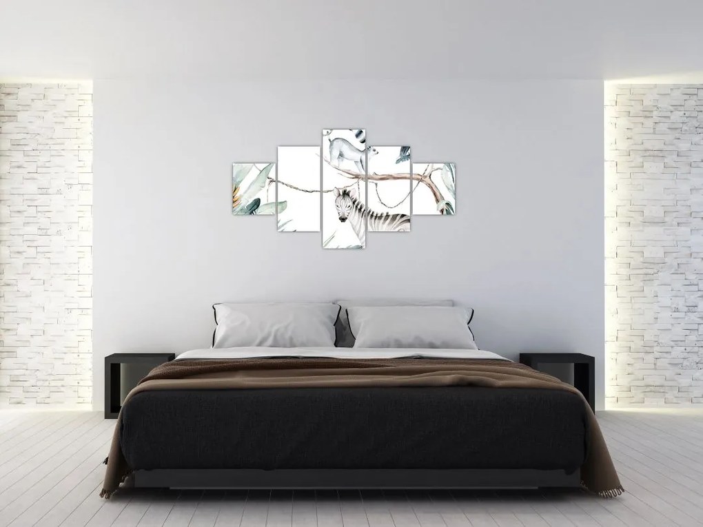 Obraz - Zwierzęta egzotyczne (125x70 cm)