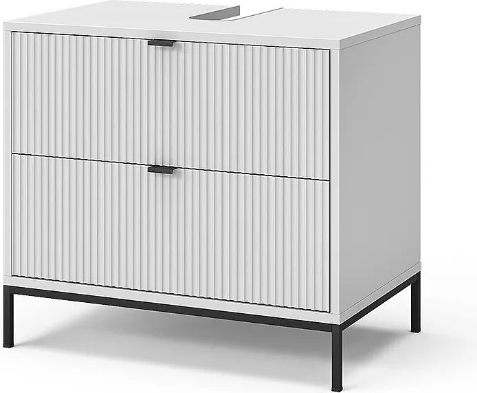 Szafka na wannę biały 70x45.1x63 eliza