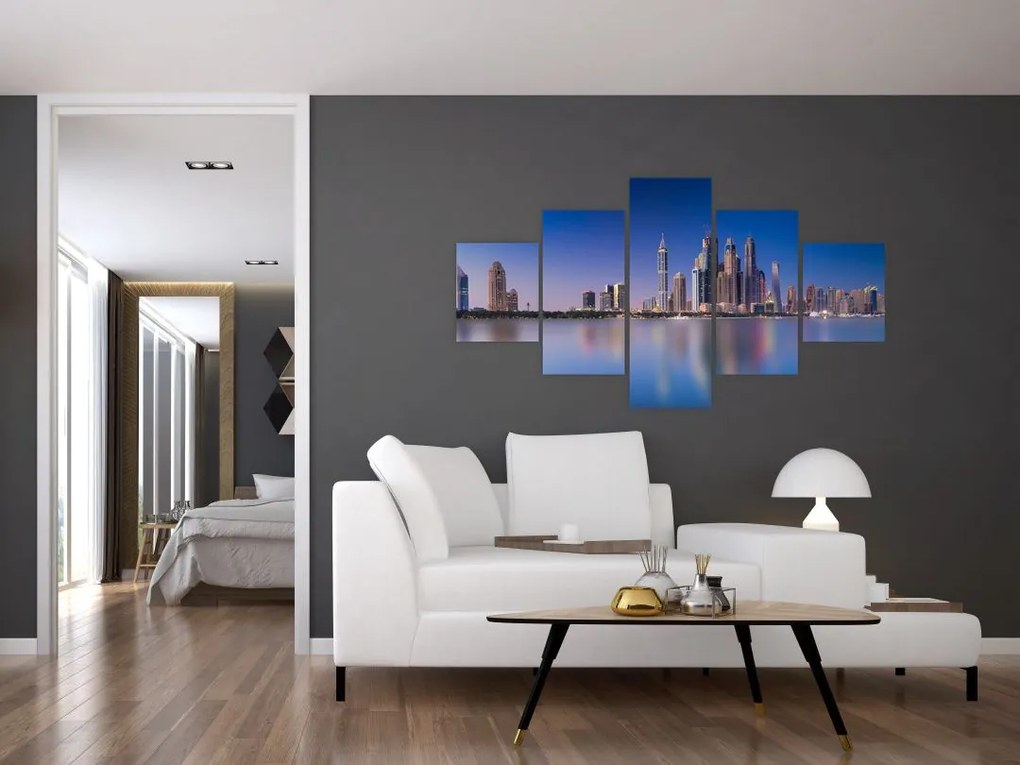 Obraz drapaczy chmur (125x70 cm)