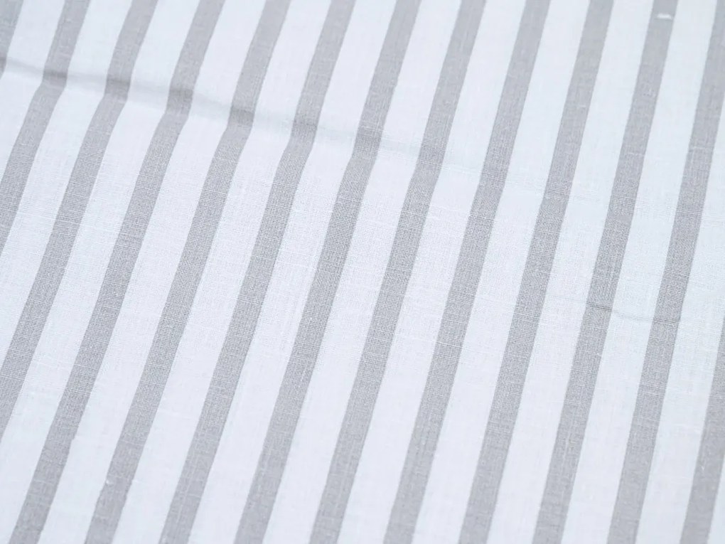 PrzytulneMieszkanie.pl PrzytulneMieszkanie.pl Pościel bawełniana GREY LINES biała Rozmiar pościeli: 2 szt 70 x 90 cm | 200 x 220 cm
