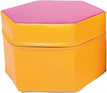 Siedzisko piankowe sześciokątne do szkół i przedszkoli Hexi, wysokość 25 cm