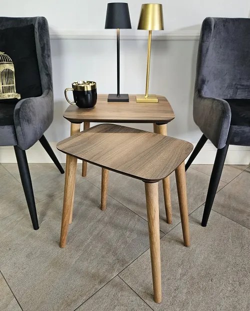 Zestaw 3 stolików kawowych