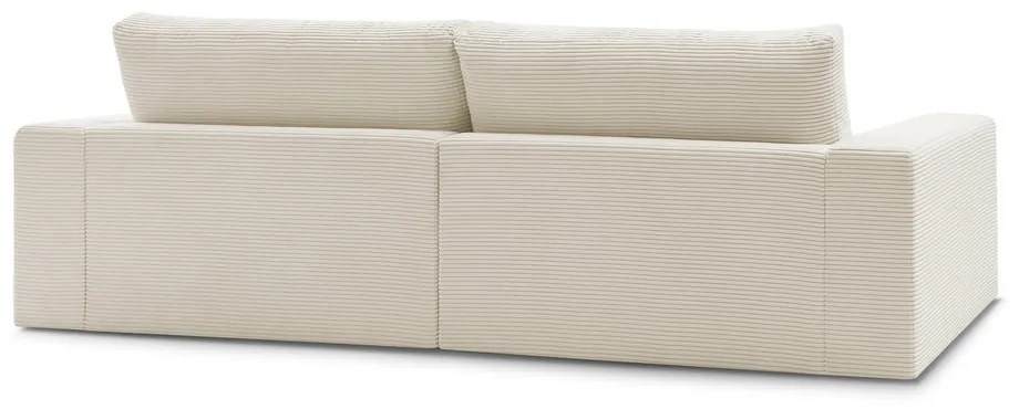 Beżowa sztruksowa sofa 274 cm Leonard – Bobochic Paris