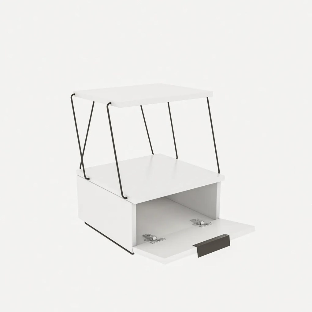 Stolik nocny Tekoba White
