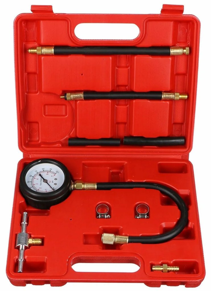 Sixtol Zestaw do pomiaru ciśnienia w silniku benzynowym MECHANIC ENGINE TESTER 10, 0-7 bar, 10 elem.