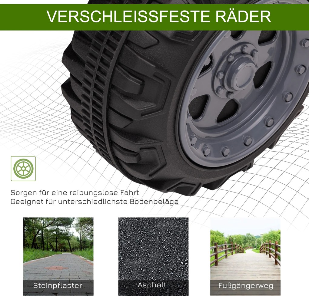 Motocykl elektryczny HOMCOM 66 cm x 44 cm x 42 cm