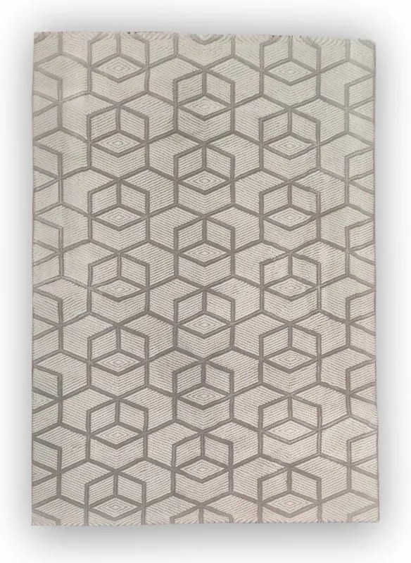 Dywan nowoczesny 3D Anett szary 160 cm x 230 cm