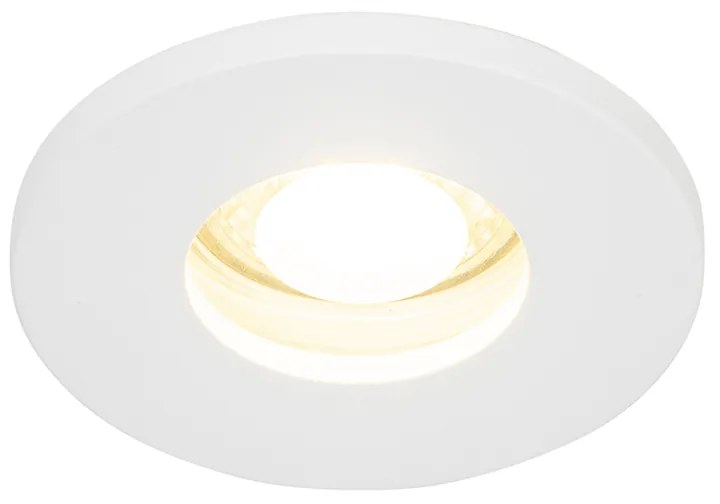 Inteligentny podtynkowy reflektor łazienkowy biały w komplecie z Wifi GU10 - Shed