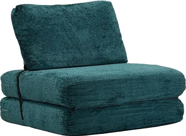 Sofa rozkładana Faster Petrolio – konstrukcja 2 w 1, która zmienia relaks w komfort, 80x100x80 cm – Nowoczesne meble