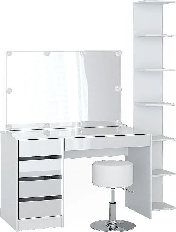 Toaletka biały 120x55x75 sherry