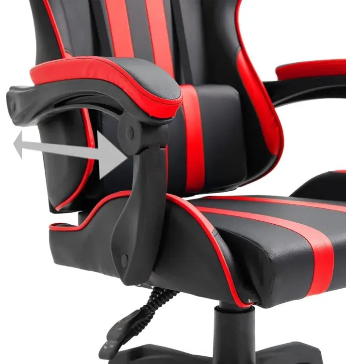 Czerwony ergonomiczny fotel dla gracza - Nirva
