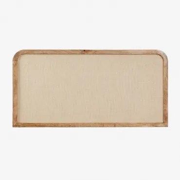 Głowica Z Drewna Mango, Mdf I Juty Abrams Drewno Mango & 150 Cm - Sklum