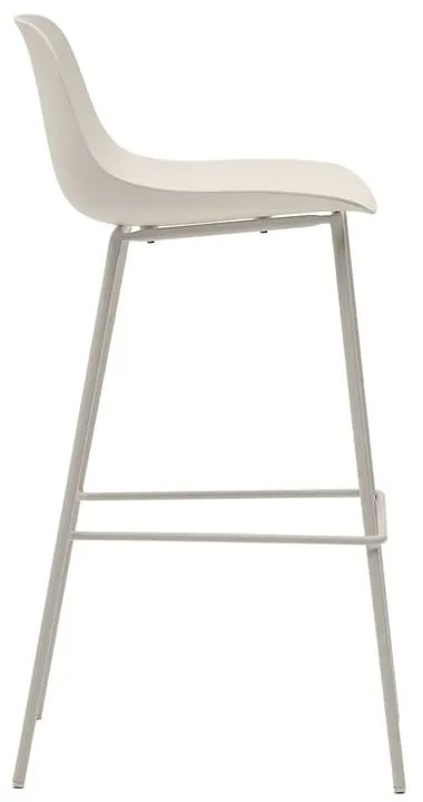 Kremowy hoker (wysokość siedziska 74 cm) Altea – Kave Home