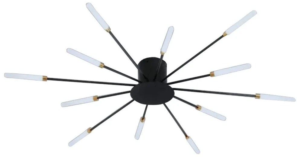 Plafon lampa LED sufitowa metalowa AT87-12SL-Black