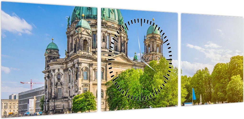 Obraz - Katedra w Berlinie (z zegarem) (90x30 cm)