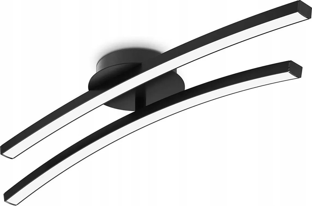 Lampa sufitowa LED 2xLED/6W/230V 3000K czarna