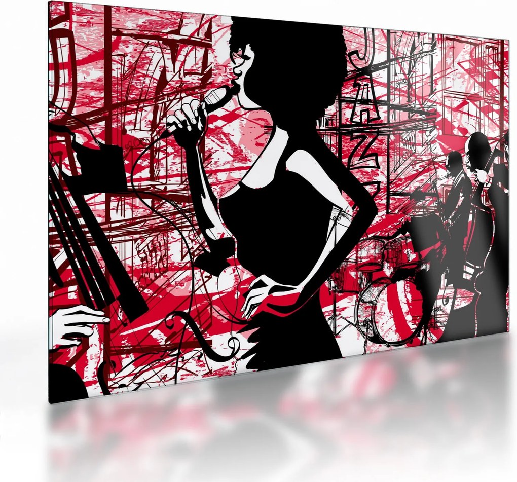 Obraz na szkle - Jazz (70x50 cm)