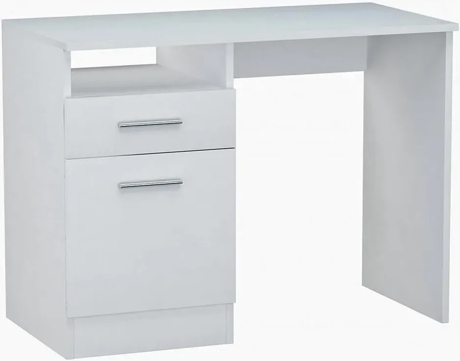 Białe biurko do pokoju dziecięcego 100 cm H4-D63