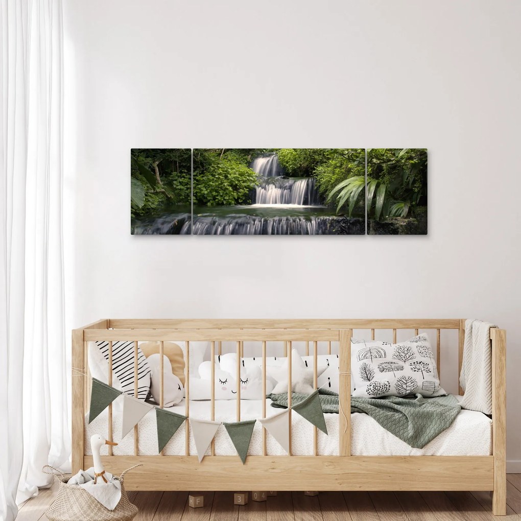 Obraz - Wodospady (170x50 cm)