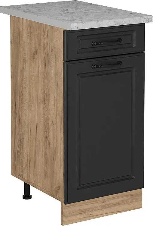Szafka dolna do kuchni antracytowy domek wiejski 40x60x81.6 r-line