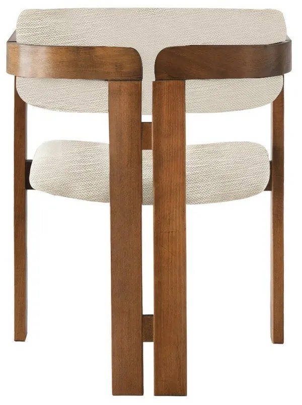 Krzesło do jadalni CO Light Grey and Walnut