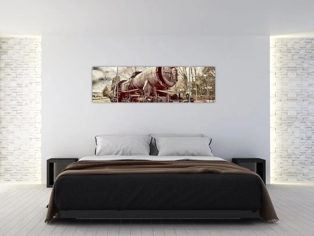 Historyczny wizerunek lokomotywy (170x50 cm)
