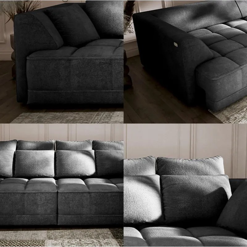 Sofa TIGA Kanapa z funkcja spania Elektryczny System rozkładania WERSAL