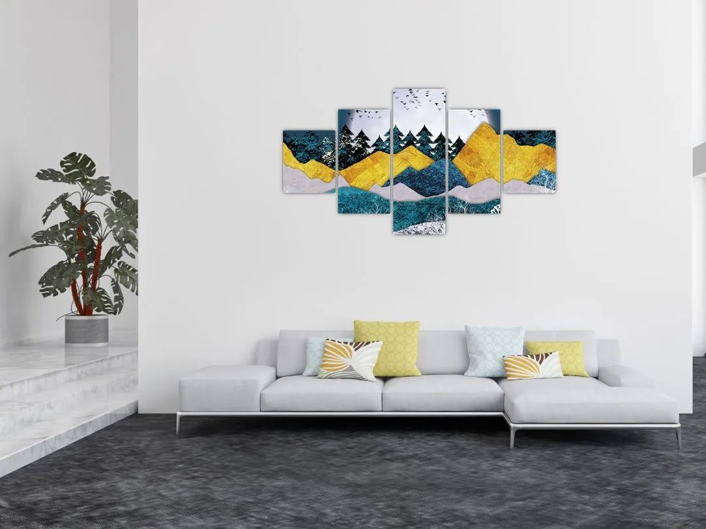 Obraz - Krajobraz polarny (125x70 cm)
