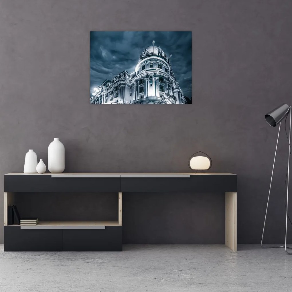 Obraz architektury w ciemności (70x50 cm)