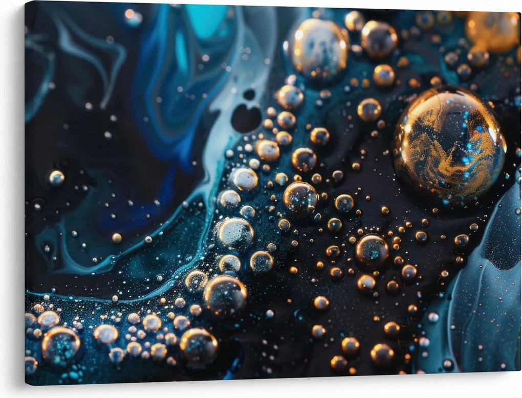 Obraz - Krople atramentu (70x50 cm)