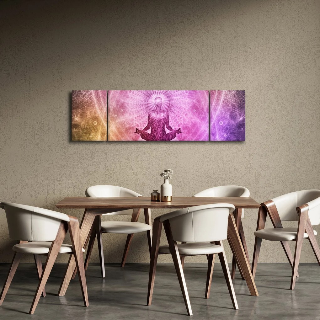 Obraz - aura medytacji (170x50 cm)