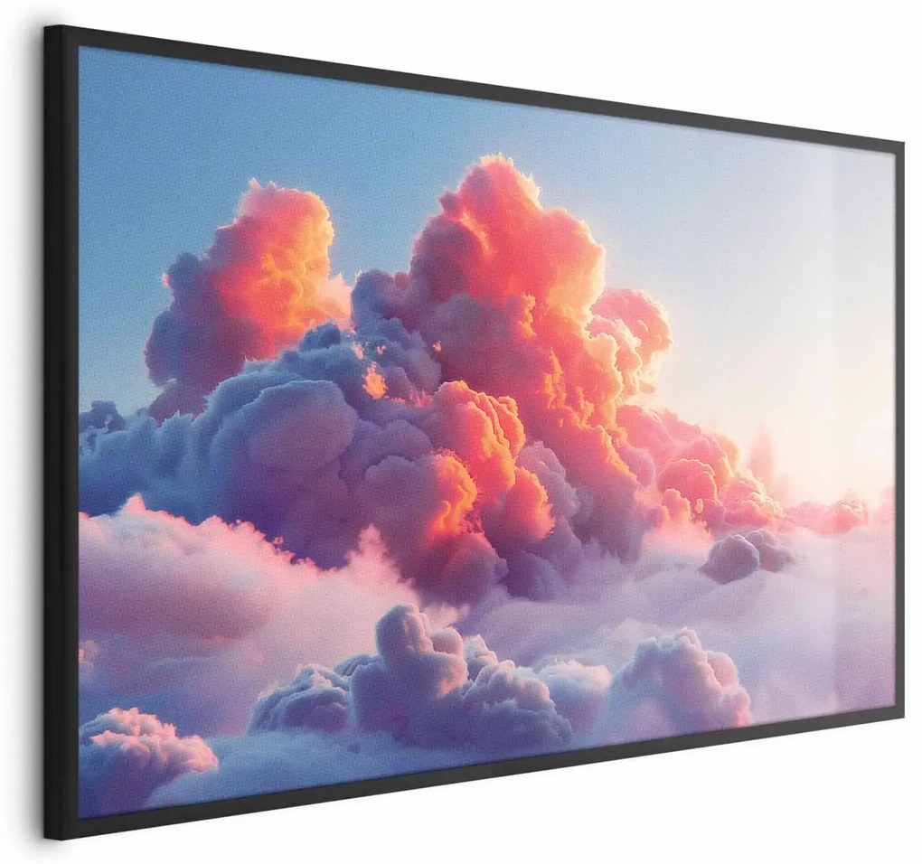 Plakat Zmierzchowy spektakl 60x40 cm z ramą czarną bez marginesu ARTGEIST B