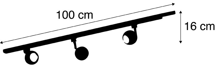 Inteligentny nowoczesny system oświetlenia szynowego biały 1-fazowy z 3 Wifi GU10 - Gissi