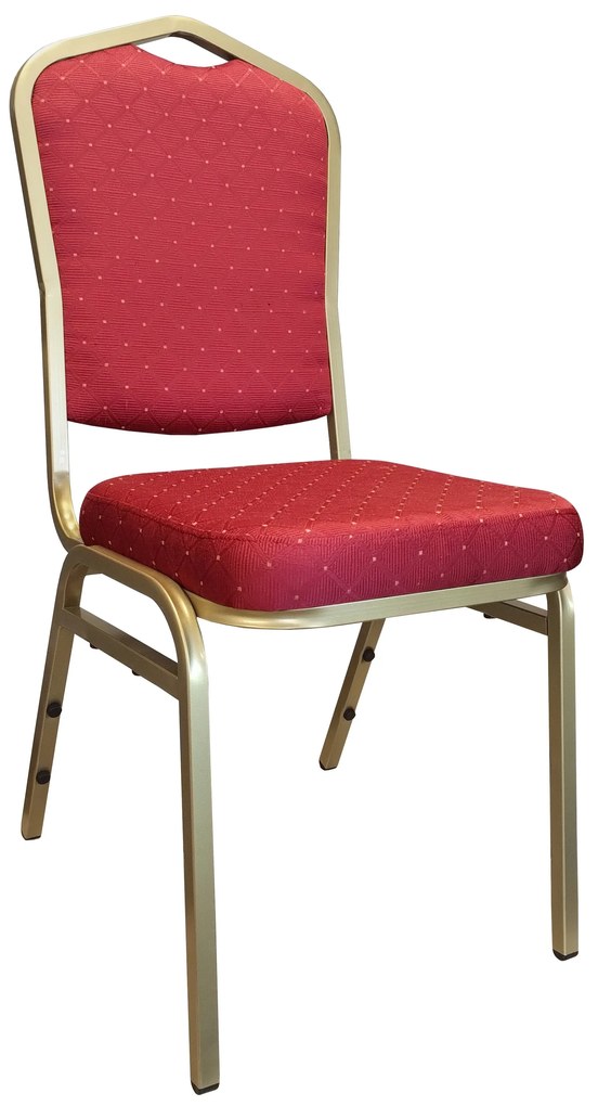 Krzesło Vega tkanina Dot bankietowe konferencyjne stelaż metalowy