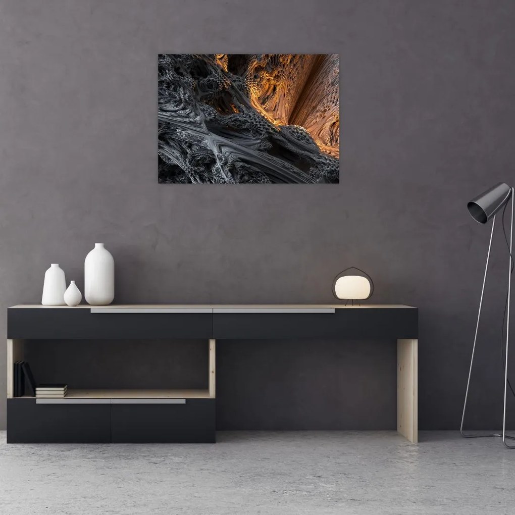 Obraz na szkle - Spojrzenie do środka (70x50 cm)