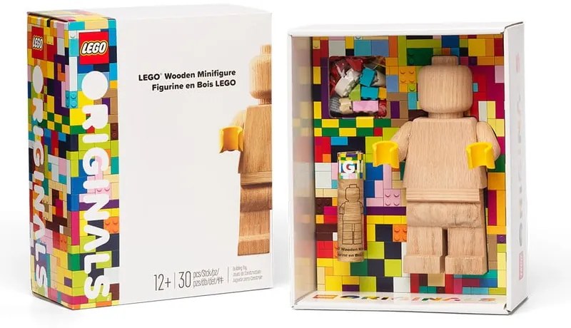 Dziecięca figurka z drewna dębowego LEGO® Wood