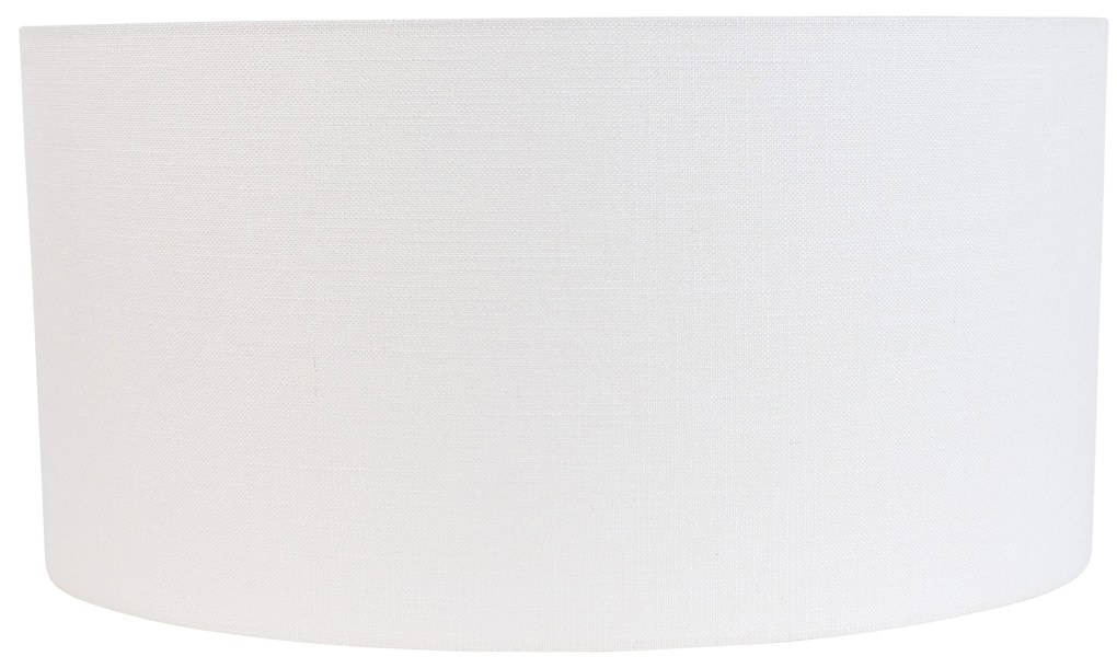 Abażur z lnu, biały, owalny, 50/33/25