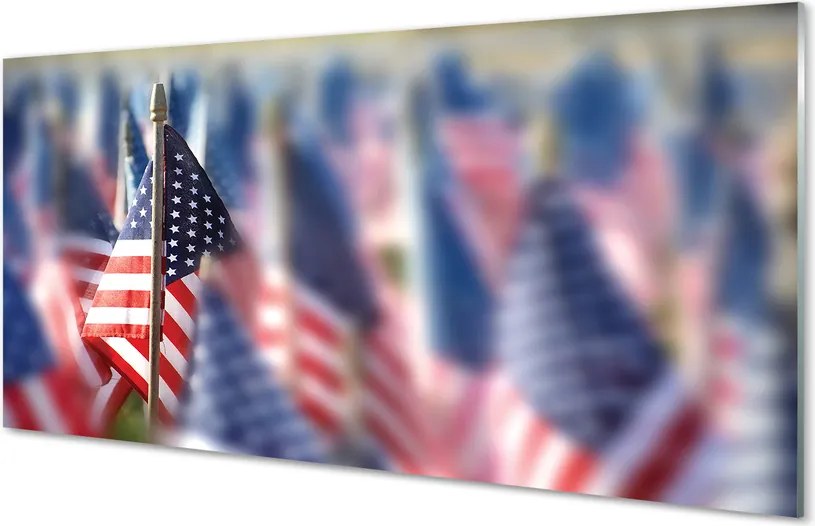 Panel szklany do Kuchni Gwiazdy i Pasy: Flaga USA